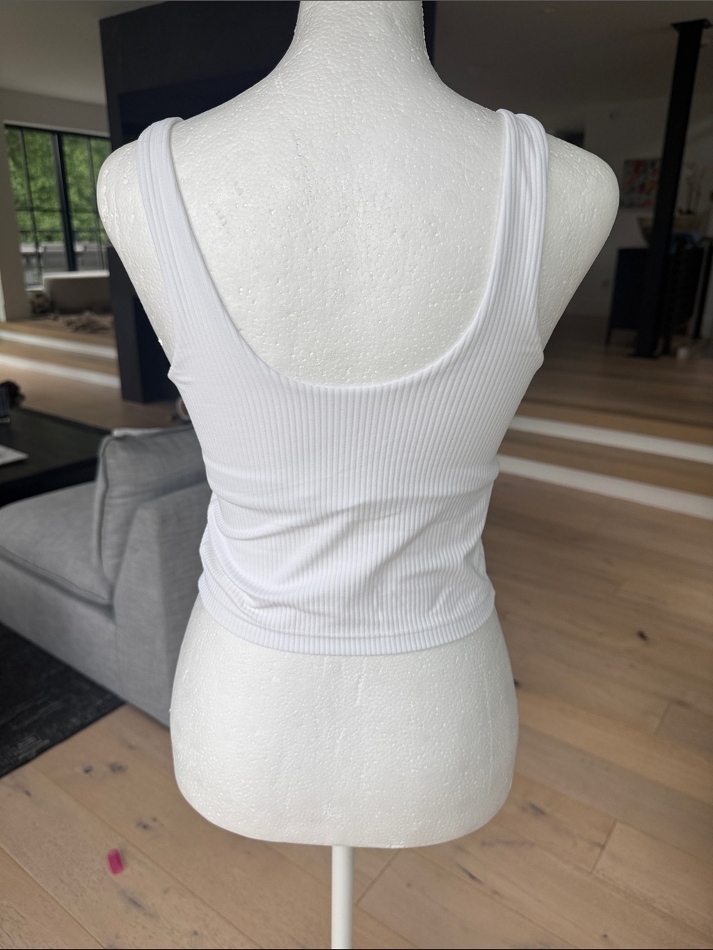Athena Ribbed longline Tank Top - Picture 4 of 4